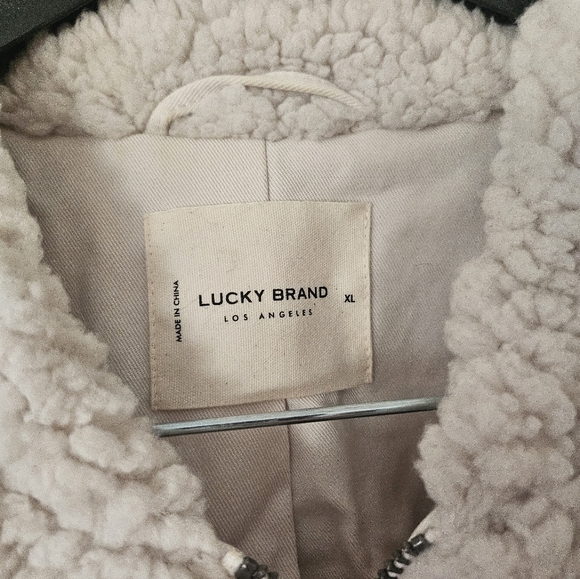 Lucky Brand Cozy SHERPA Jacket Super Soft! Womens XL - Picture 3 of 4